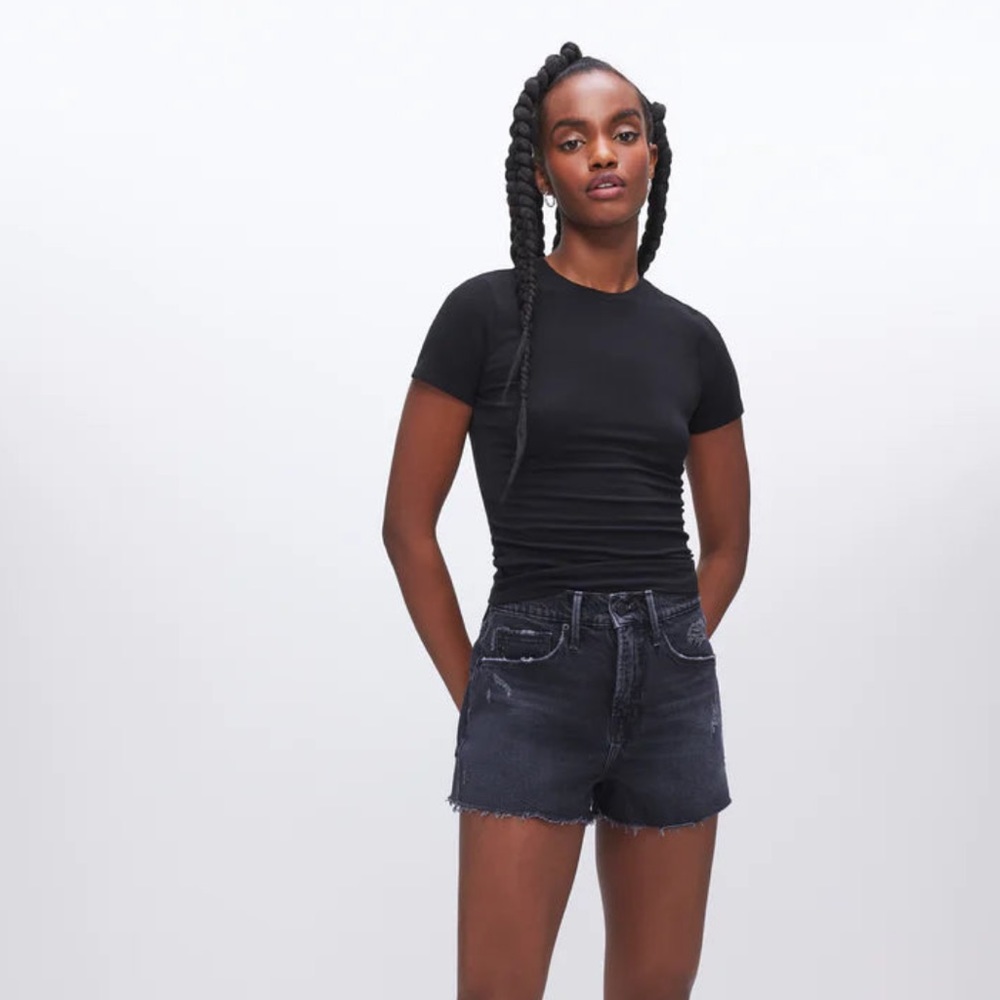 Good American GOOD '90s SHORTS | BLACK251 - BLACK251 / 10